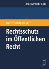 book Rechtsschutz im Öffentlichen Recht