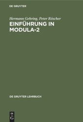 book Einführung in Modula-2: Programmierung und Systementwicklung