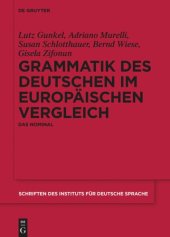 book Grammatik des Deutschen im europäischen Vergleich. [Band 1] Grammatik des Deutschen im europäischen Vergleich: Das Nominal