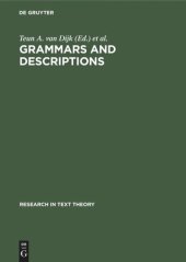 book Grammars and Descriptions: (Study in Text Theory and Text Analysis)