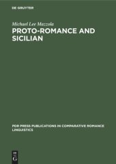 book Proto-Romance and Sicilian