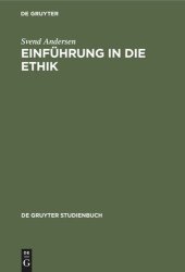 book Einführung in die Ethik