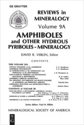 book Amphiboles and Other Hydrous Pyriboles: Mineralogy