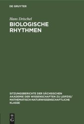 book Biologische Rhythmen