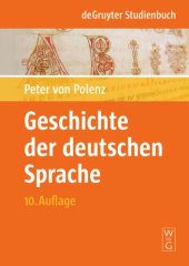 book Geschichte der deutschen Sprache