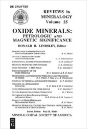 book Oxide Minerals: Petrologic and Magnetic Significance