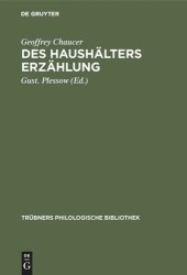 book Des Haushälters Erzählung