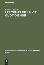 book Les temps de la vie quotidienne