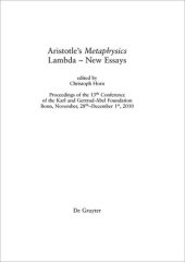 book Aristotle’s "Metaphysics" Lambda – New Essays