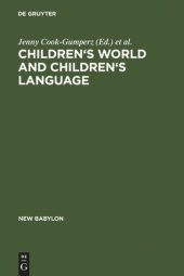 book Children's Worlds and Children's Language