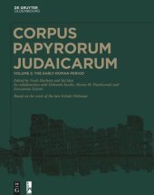 book Corpus Papyrorum Judaicarum: Volume 5 The Early-Roman Period (30 BCE–117 CE)