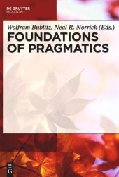 book Foundations of Pragmatics