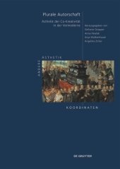 book Plurale Autorschaft: Ästhetik der Co-Kreativität in der Vormoderne