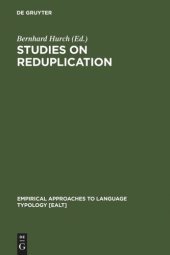 book Studies on Reduplication