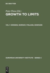 book Growth to Limits: Vol 1 Sweden, Norway, Finland, Denmark