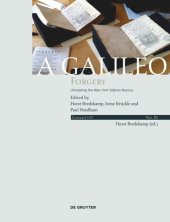 book Galileo's O. Volume III A Galileo Forgery: Unmasking the New York Sidereus Nuncius