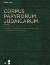 book Corpus Papyrorum Judaicarum: Volume 4 [The Ptolemaic Period (323 BCE–30 BCE)]