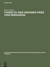 book Funde zu dem grossen Fries von Pergamon