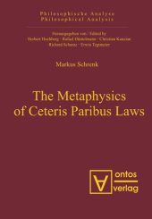 book The Metaphysics of Ceteris Paribus Laws