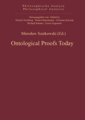 book Ontological Proofs Today