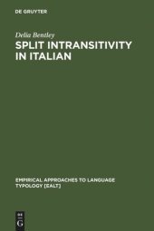 book Split Intransitivity in Italian