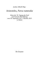 book Aristoteles, ›Parva naturalia‹