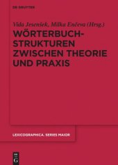 book Wörterbuchstrukturen zwischen Theorie und Praxis