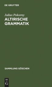 book Altirische Grammatik