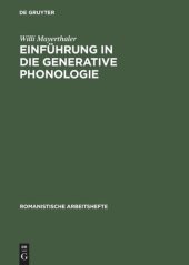 book Einführung in die generative Phonologie