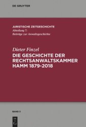 book Die Geschichte der Rechtsanwaltskammer Hamm