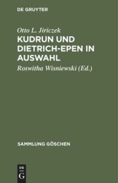 book Kudrun und Dietrich-Epen in Auswahl: Mit Wörterbuch