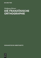 book Die französische Orthographie