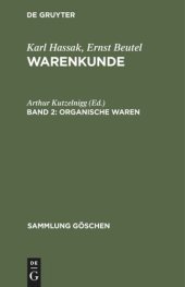 book Warenkunde: Band 2 Organische Waren