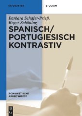 book Spanisch / Portugiesisch kontrastiv