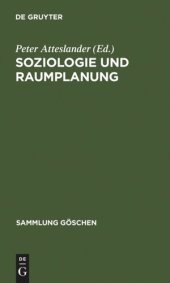 book Soziologie und Raumplanung: Einführung in ausgewählte Aspekte