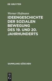 book Ideengeschichte der sozialen Bewegung des 19. und 20. Jahrhunderts