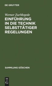 book Einführung in die Technik selbsttätiger Regelungen