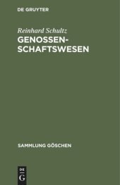 book Genossenschaftswesen