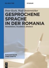 book Gesprochene Sprache in der Romania: Französisch, Italienisch, Spanisch