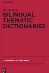 book Bilingual Thematic Dictionaries