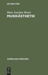 book Musikästhetik