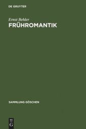 book Frühromantik