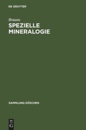 book Spezielle Mineralogie