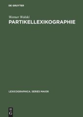 book Partikellexikographie: Ein Beitrag zur praktischen Lexikologie. With an English summary