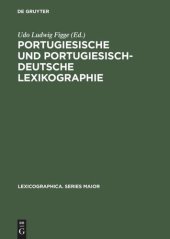 book Portugiesische und portugiesisch-deutsche Lexikographie