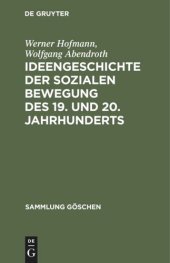 book Ideengeschichte der sozialen Bewegung des 19. und 20. Jahrhunderts