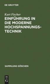 book Einführung in die moderne Hochspannungstechnik