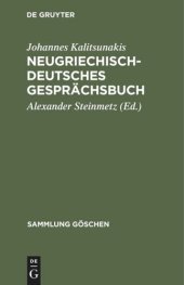 book Neugriechisch-Deutsches Gesprächsbuch