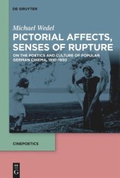 book Pictorial Affects, Senses of Rupture: On the Poetics and Culture of Popular German Cinema, 1910-1930