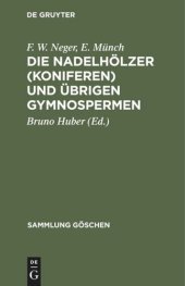 book Die Nadelhölzer (Koniferen) und übrigen Gymnospermen